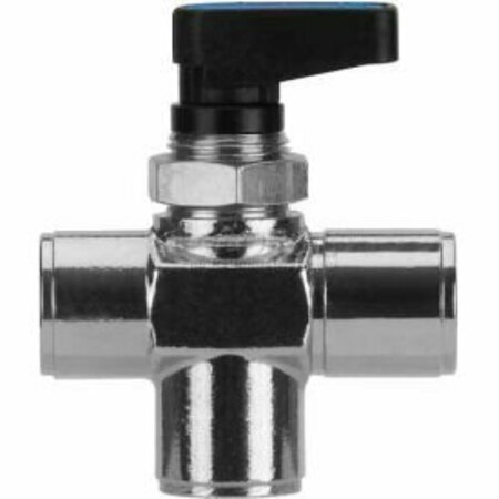 ALPHA TECHNOLOGIES AIGNEP 3-Pos Mini Ball Valve, Open Center, 1/8" Female Nptf - Min Qty 4 86710-02